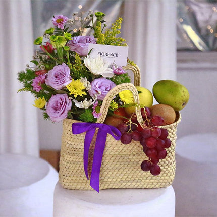 Susana with Flowers and Fruit