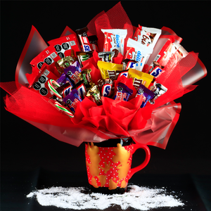 Minnie Mouse Christmas Candy Bouquet