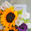 Bouquet de Flores Amarillas con Girasoles y Lisianthus