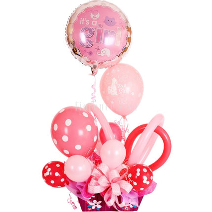 Regalo con Globos ¡Es Una Niña!