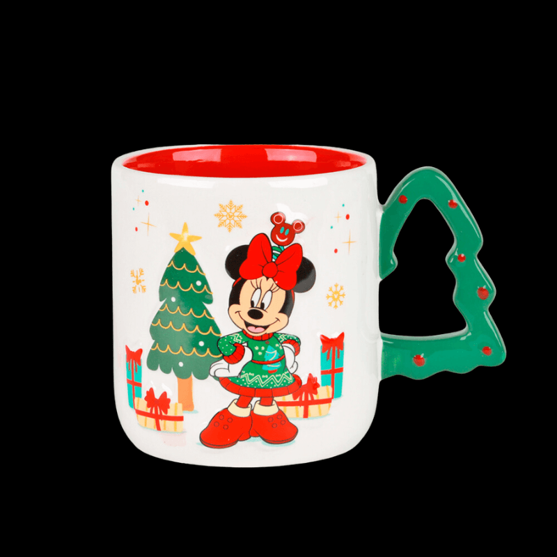 Candy Bouquet en Taza de Minnie Mouse Navideña con Peluche