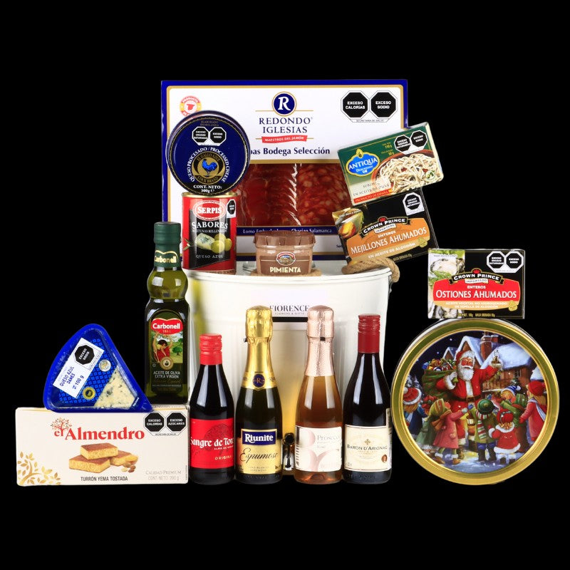 Deluxe Gift with Wines and Gourmet Selection