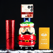 Nutcracker Ceramic Cookie Jar Gift Set