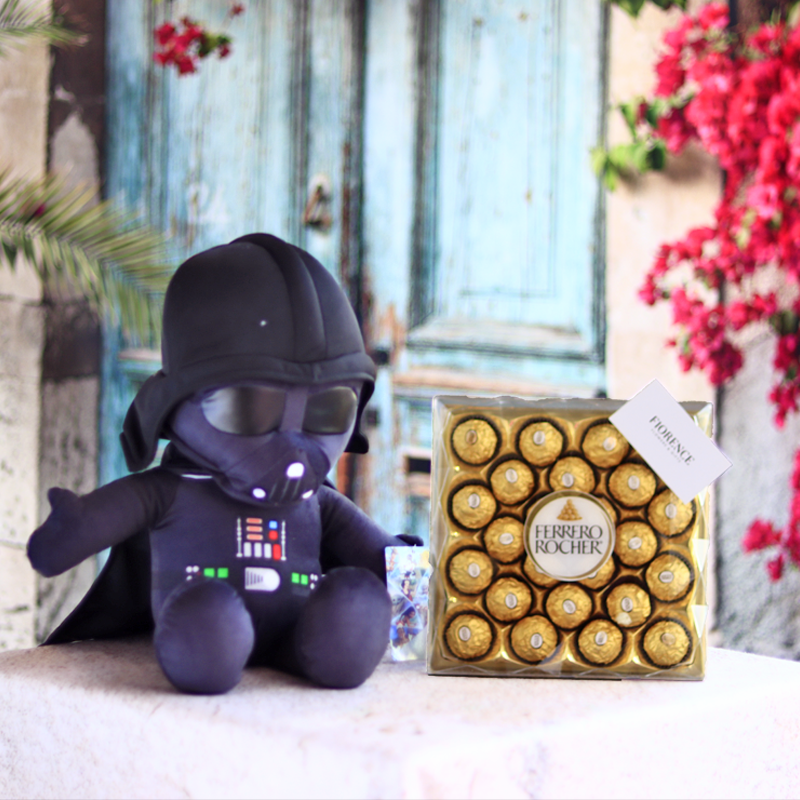 Darth Vader with chocolates