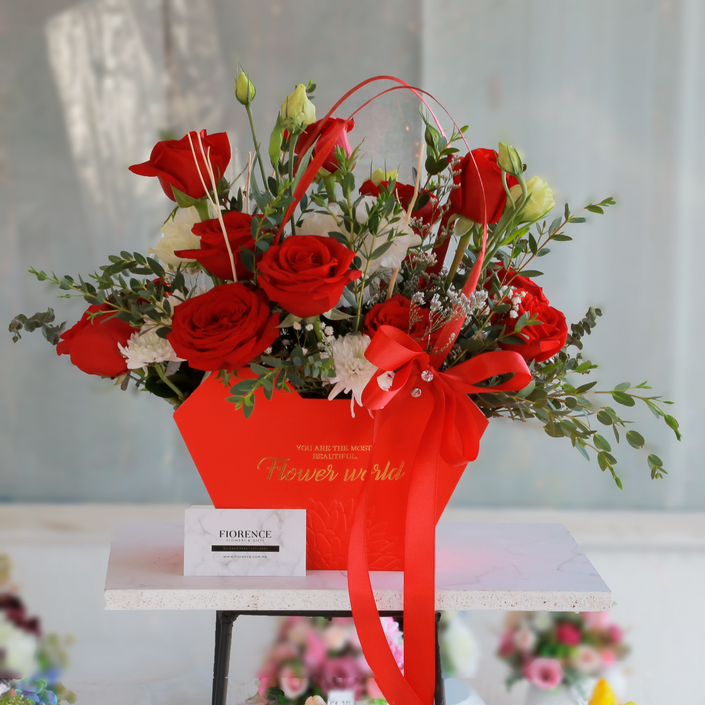 “Jardín de Amor” Bolsa Floral