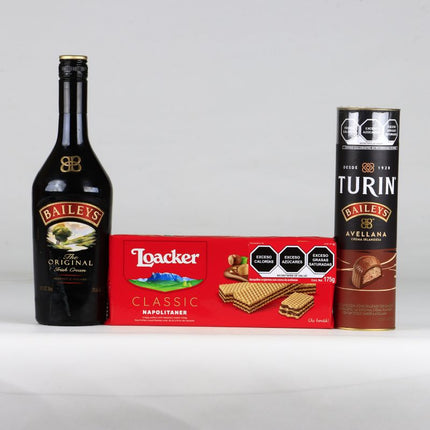 Gift box with Baileys, Cookies and Chocolates