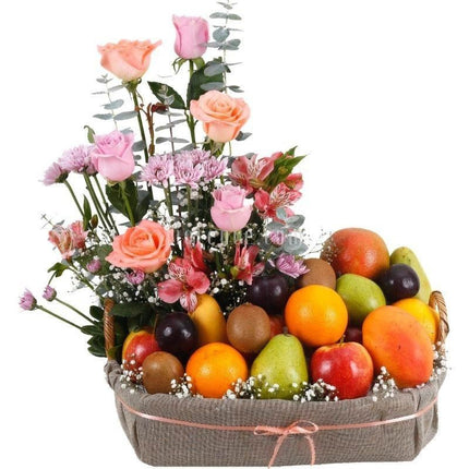 Fruit and Flower Arrangement