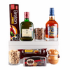 Exquisito Regalo Gourmet con Botellas de Whisky y Botana Gourmet.