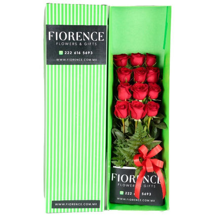 Gift Box with 12 Roses