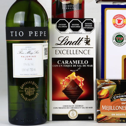 Gift Box with Tio Pepe Sherry and Spanish Charcuterie